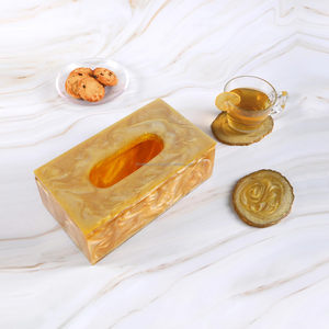 Caja de pañuelos de resina de estilo nórdico, caja de papel tisú, servicios de hotel para hospitalidad - Product Image 4