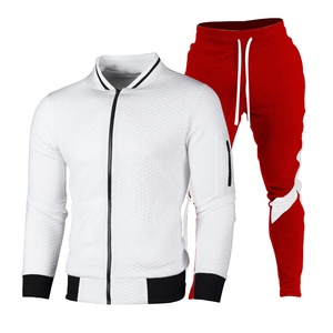 Ropa deportiva de alta calidad, chándales cortavientos ajustados para hombre, ropa de calle con cuello levantado, chándal 2026 - Product Image 5