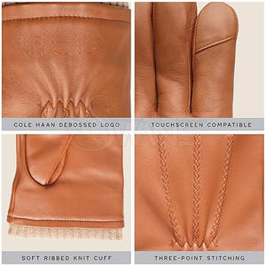 Guantes de Invierno de Piel con Pantalla Táctil de Último Diseño, Forrados de Piel de Alta Calidad, el Mejor Material, Nueva Llegada para Venta en Línea - Product Image 5