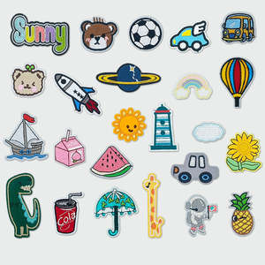 Parches Cosidos Ecológicos con Diseño de Astronauta de Dibujos Animados, Parches Bordados Personalizados con Forma de Flor para Ropa, Gorras y Mochilas - Product Image 6