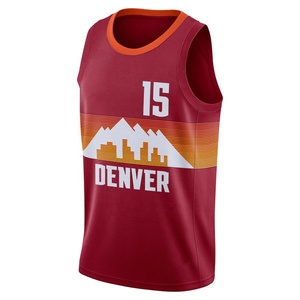 Custom Printed Team Basketball Jerseys Breathable Quick Dry Plus Size Short Sleeve Outdoor Sportswear 2025 100% Polyester <b>Mesh</b> - Product Image 2