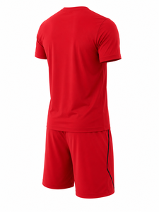 Conjunto Deportivo de Verano para Hombre, Camiseta y Pantalones Cortos de Secado Rápido, Tejido de Poliéster, Cuello Redondo, Estampado Geométrico, Última Moda, Alta Calidad - Product Image 6