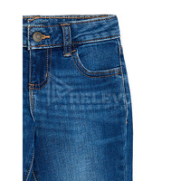 Özel Yüksek Kaliteli Unisex Düz Kesim Kot Pantolon Yumuşak Nefes Alabilen Taşlanmış Kot Sokak Modası Stili