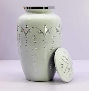 Urna Funeraria de Metal Hecha a Mano de Primera Calidad, Elegante Contenedor para Cenizas, para Decoración de Servicios Funerarios de Adultos, a un Precio Accesible - Product Image 4
