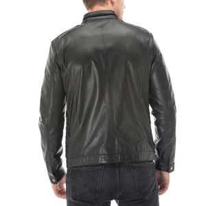 Vêtements pour hommes, vestes en cuir à motifs personnalisés, vestes en cuir pour hommes de qualité supérieure, respirantes et tendance - Product Image 3