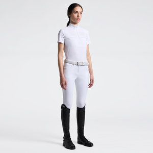High Quality 4way Stretch Horse Riding Equestrian Shirt Top <b>Base</b> <b>Layer</b> Competition Show Shirt Polo in Soft Feel Technical Fabric - Product Image 5