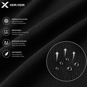 Maillots de baseball personnalisés X Sports City à col en V, 100 % polyester, deux boutons, vente chaude, fabricant direct, respirant - Product Image 4