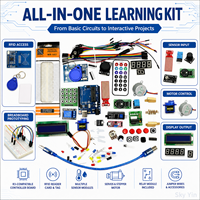Kit de inicio de aprendizaje RFID Placa de desarrollo compatible con R3 importada Componentes de módulo RFID Proyectos electrónicos de bricolaje para principiantes
