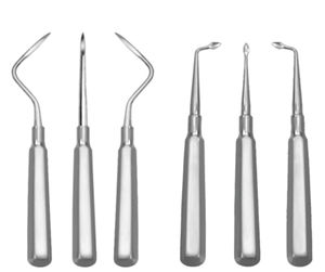 Elevadores de Raíz Dentales, Instrumentos Dentales de Todo Tipo / Elevador de Raíz Dental Seldin / Cryer / Flor / Warwick-James / Heidbrink - Product Image 2