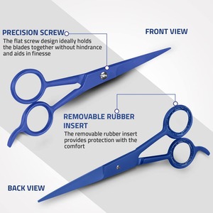 Tijeras de peluquería profesionales de acero inoxidable de alta calidad al por mayor a precios bajos fabricadas en Pakistán - Product Image 3