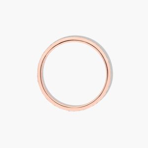 Anillo de Eternidad de Oro Amarillo de 14K con Diamantes Cultivados en Laboratorio de Corte Redondo - Product Image 4