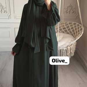 Kimono décontracté élégant et modeste brodé à la main pour femmes Abaya Taille XXL Vêtements musulmans traditionnels faits à la main pour adultes - Product Image 1