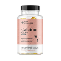 Comprimés de citrate de calcium 1000 mg Marque Nutricore Approvisionnement direct d'usine Haute qualité Vente chaude Complément alimentaire pour hommes