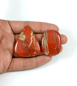Best Quality Loose Gemstones Natural Red Jasper Cabochon Lot for Crystal Healing Jewelry Making Gemstone Jewelry Collection - Product Image 4