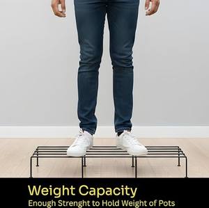 Support élégant pour plantes en pot, fleurs et ornements, support de jardinière en fer pour une utilisation en intérieur et en extérieur - Product Image 5