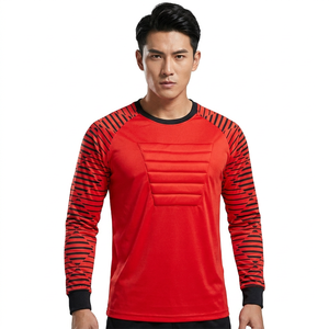 <b>Red</b> <b>Long</b> <b>Sleeve</b> Rash Guard Men's Quick Dry Printed Sport Shirt Full 100% Polyester Unisex Adult <b>Top</b> - Product Image 4