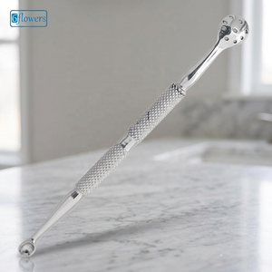 Herramienta de Alta Calidad de Acero Inoxidable de Doble Punta para Eliminar Puntos Negros, para Cuidado Facial y Pulido de Uñas - Product Image 3