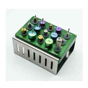 Kit de Posicionamiento de Implantes Dentales, Manual, Acero Inoxidable Alemán, Titanio, Reutilizable, Resistente a la Corrosión, Base MOL, Instrumentos Quirúrgicos SurgiRight - Product Image 4