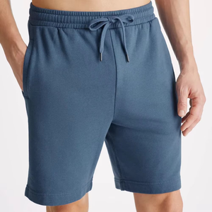 Shorts Bermuda pour homme, bleu clair, uni, à séchage rapide, avec cordon de serrage et poches zippées, vêtements décontractés - Product Image 2