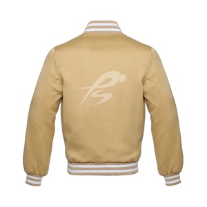 Chaqueta Varsity Personalizada para Hombre, Invierno 2026, Tallas Grandes, Ecológica, Lisa, Venta al Por Mayor, Poliéster/Algodón Satinado, Envío Rápido - Product Image 4