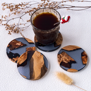 Juego de Posavasos de Resina para Mesas de Comedor, Hechos a Mano, Ecológicos, Clásicos, Modernos, Personalizables, Decorativos - Product Image 6