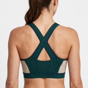 Sujetador deportivo tipo racerback para mujer, color personalizado, sin aros, transpirable, sin costuras, copa completa, deportivo, para todas las estaciones, lavable a máquina - Product Image 2