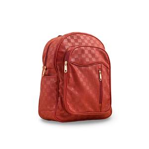 Maroon Casual <b>Student</b> <b>Backpack</b> P56209 - Product Image 2