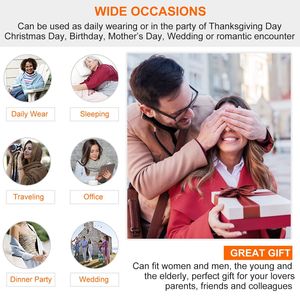 Bufanda y Chal de Cachemira y Lana Extra Grande para Hombre y Mujer, 79 x 28 Pulgadas, Suave, Tejido Sólido para Invierno - Product Image 4