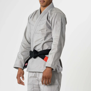 Uniforme de Artes Marciales Mixtas Unisex para Adultos, 100% Algodón, Estampado en Relieve, Tela de 340g, Duradero, Corte Regular/Ajustado, Logotipo Frontal Personalizado, Marca Personalizada - Product Image 3