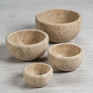Solid Travertine Marble Pet Bowl For Pets Heavy Duty Design For Stable Feeding Food And Water Everyday Use - Product Image 6