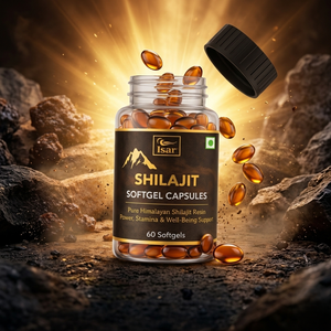 Capsules de Shilajit Pur de l'Himalaya – Gélules de Résine de Shilajit Naturel Riche en Acide Fulvique pour la Force, la Vitalité et les Performances - Product Image 3