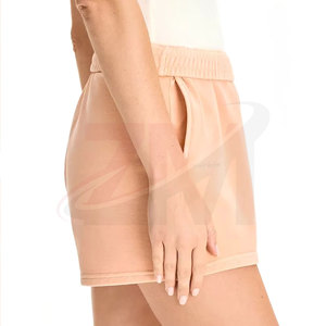 Women's High Waist Striped Cotton Shorts With <b>Drawstring</b> Elastic Waist Loose Fit Casual Style - Product Image 5