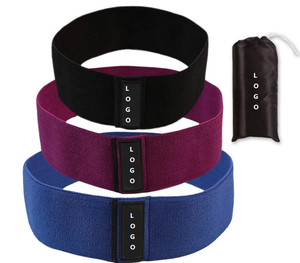 Bande de Résistance pour Renforcement des Fessiers et des Hanches Misha Sports Fitness avec Logo Personnalisé - Tissu Polyester Haute Élasticité pour Exercices - Product Image 1