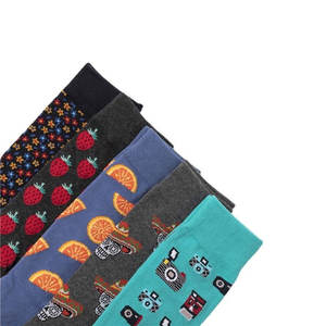 Chaussettes classiques personnalisables pour le quotidien, chaudes et confortables, en tissu thermique moelleux pour l'automne - Product Image 5