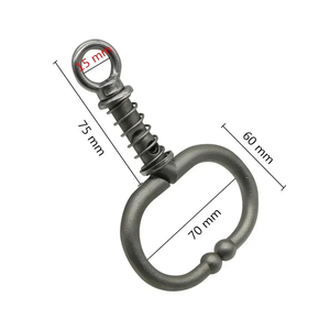 Anillo Nasal Grande de Acero Inoxidable de 70mm para Ganado, Abrazaderas Nasales para Toros, Anillos de Tracción Nasal para Vacas, Herramienta de Amarre, 1 Unidad - Product Image 6