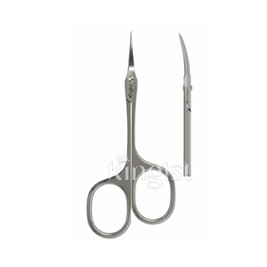Ciseaux à cuticules incurvés en acier inoxydable de haute qualité, vente en gros, outils de manucure et pédicure - Product Image 1