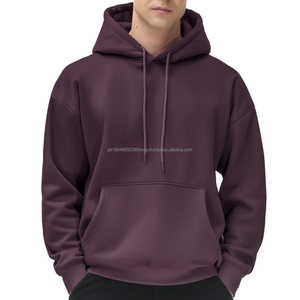 Sweat à capuche en molleton technique en coton pour homme, design personnalisé, nouveau, 100% coton, uni, teint, avec un nouveau design - Product Image 4