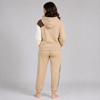 Ensemble de survêtement chaud pour femme, automne-hiver, épais, 2 pièces, pantalon de jogging et sweat à capuche, coupe ample, personnalisable