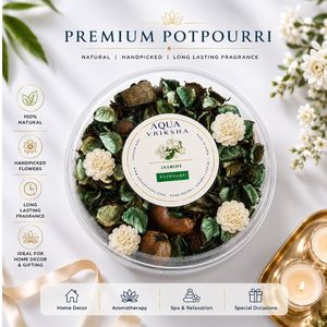 Pot-pourri naturel au jasmin Aqua Vriksha pour la fragrance et la décoration de la maison - Product Image 2