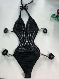 Nouveau Maillot de Bain Une Pièce au Crochet 2026 pour Femme, Fait Main, Dos Nu, Sexy, en Dentelle Tricotée Creuse, Coton Biologique, Tenue de Plage Estivale - Product Image 2