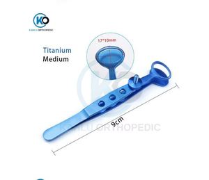 Pince à chalazion en titane et acier inoxydable, instrument ophtalmique, pince ophtalmique KO-CFS-8091 par KAHLU ORTHOPEDIC - Product Image 4