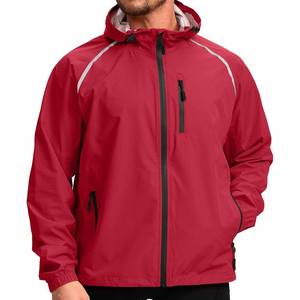 Chaqueta Impermeable con Capucha, Resistente al Agua, Antibacteriana, de Nailon, Estilo Urbano, Informal y Relajada para Hombre, Cargada por Dress Sports - Product Image 1
