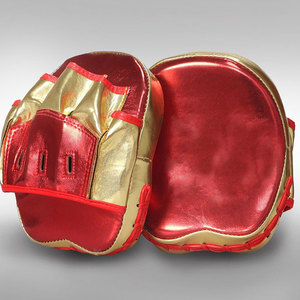 Premium High Quality Leather <b>Focus</b> <b>Pads</b> for Boxing MMA Training with Shock Absorption Lightweight Comfortable Hand Grip Support - Product Image 1