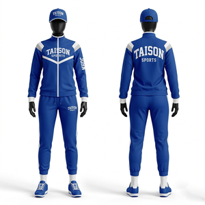 Women Ice Hockey Track Suit 300 GSM Brushed Polyester Blue <b>White</b> <b>Paneling</b> Custom Tackle Twill Embroidery Sublimation Logo - Product Image 1