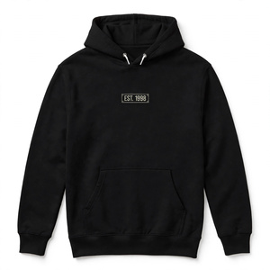 เสื้อฮู้ดผู้ชายแบรนด์สั่งทำพิเศษ ผ้าฝ้าย 100% ผ้าฟลีซลำลอง ดีไซน์กระเป๋าโลโก้ที่คอหลัง เหมาะสำหรับใส่ในฤดูหนาว ทรงปกติ เป็นมิตรต่อสิ่งแวดล้อม - Product Image 2
