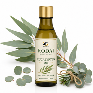 Huile d'eucalyptus Kodai 100% pure, naturelle et essentielle pour les soins de la peau et l'aromathérapie - Product Image 1