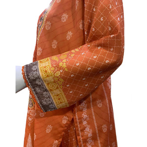 Collection de vêtements pakistanais tendance pour femmes, magnifiques broderies, ensemble 3 pièces, vêtements décontractés et de soirée, vêtements d'été - Product Image 4