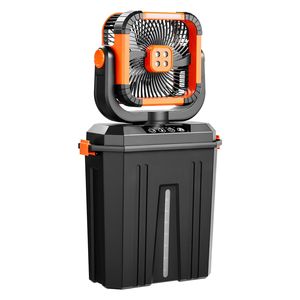 Ventilatore Portatile da Campeggio con Nebulizzatore, Motore 2400 RPM, Serbatoio d'Acqua da 12 Litri e Batteria da 20000mAh, 4 Velocità, Ventilatore Rinfrescante Indossabile - Product Image 1