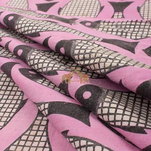 Tissu en coton imprimé poisson fait main de qualité supérieure, doux, léger, séchage rapide, pour robes, chemises, vêtements pour enfants, mode estivale, tissu pour Kurtis - Product Image 2
