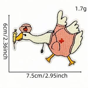 Patchs brodés personnalisés avec nom, en tissu sergé, thermocollants pour vêtements, sacs, chapeaux, faible MOQ - Product Image 4